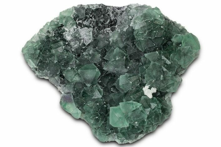 Octahedral Green/Purple Fluorite Crystal Cluster - China #329334